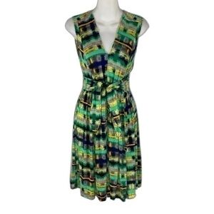 Anthro Plenty by Tracy Reese multi tie waist dress